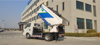 7.50r16 16pr 7.5cbm Garbage Pickup Truck For Urban Streets